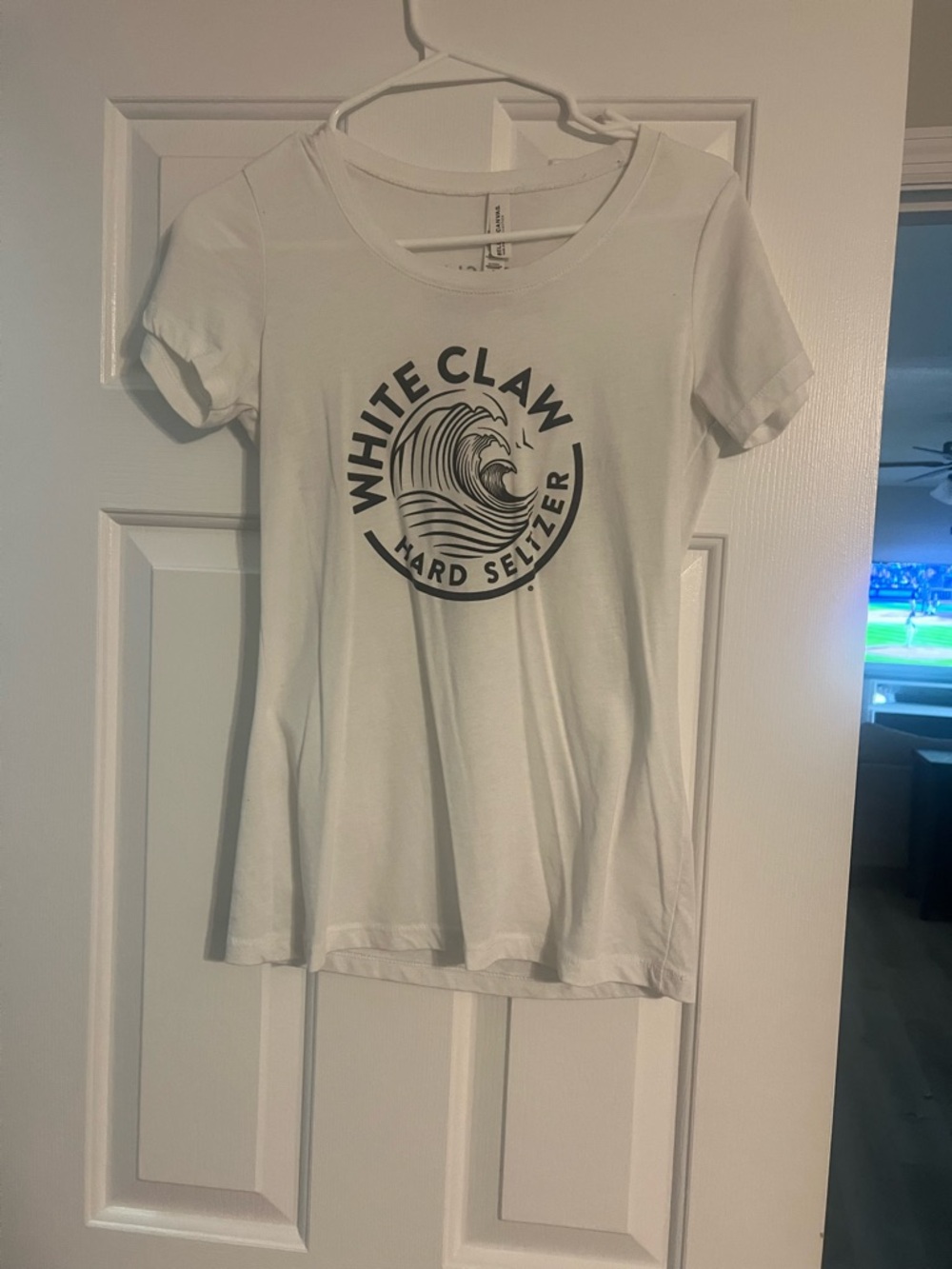 Women's White Claw Logo Short Sleeve Tee in White
